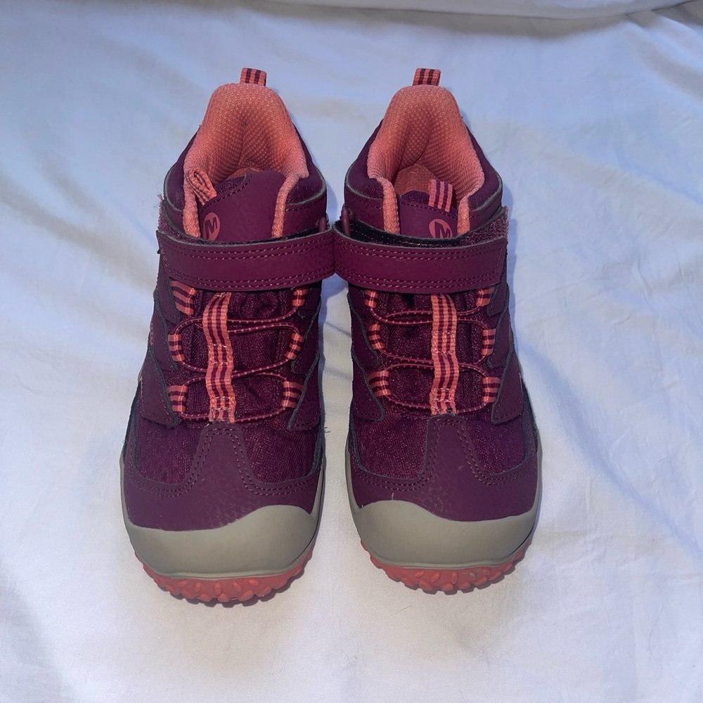 Like NEW Merrell Kids' Chameleon 7 A/C Waterproof Hiking Boots Size 12.5 M